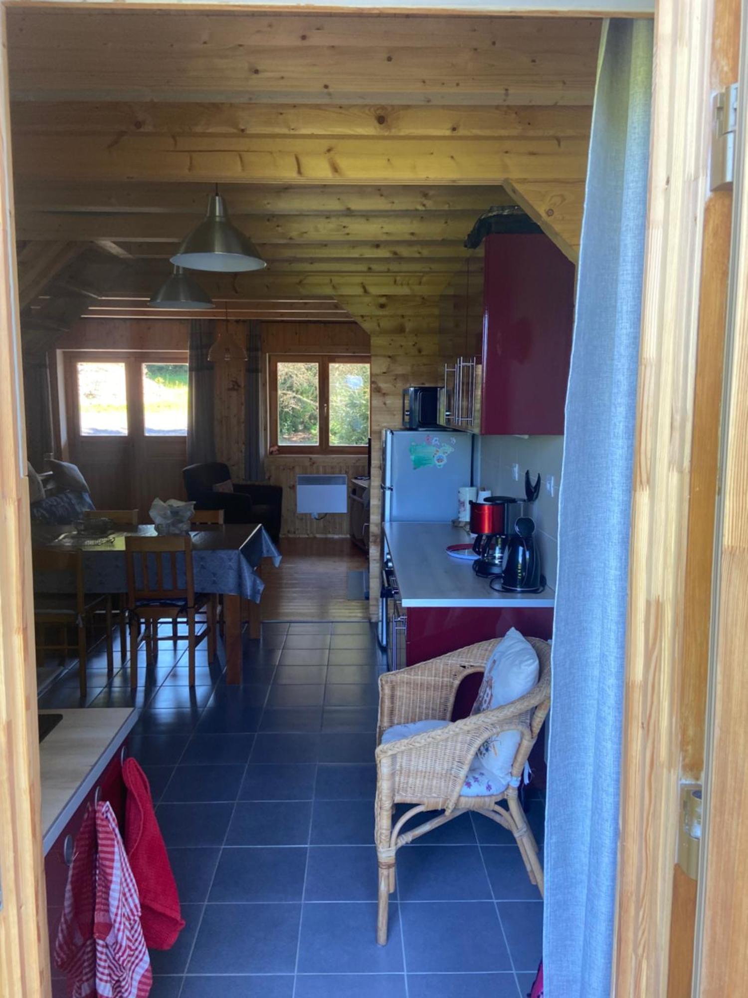 Chalet Chaleureux Avec Cheminee Et Vue Montagne Proche Gerardmer "Mon Beau Sapin" Villa Anould Exteriör bild