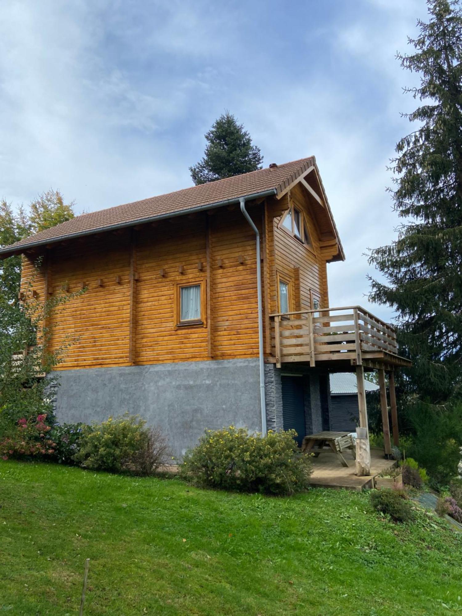 Chalet Chaleureux Avec Cheminee Et Vue Montagne Proche Gerardmer "Mon Beau Sapin" Villa Anould Exteriör bild