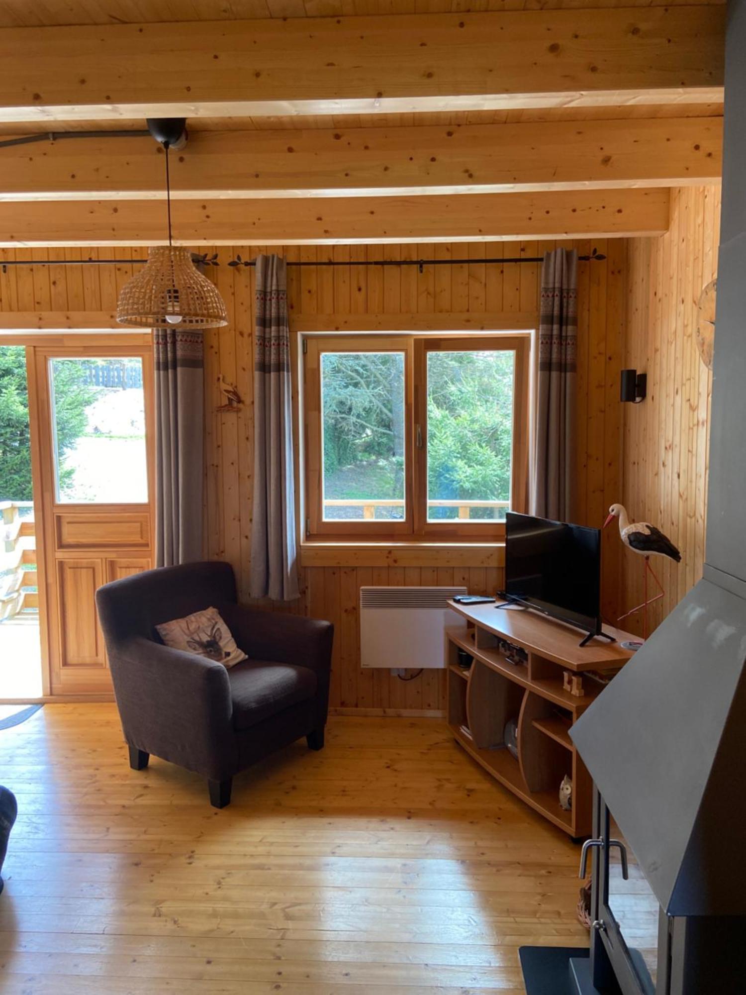 Chalet Chaleureux Avec Cheminee Et Vue Montagne Proche Gerardmer "Mon Beau Sapin" Villa Anould Exteriör bild